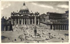 CPA Roma Plazza e Basilica di S Pietro