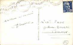 CPA Biarritz the Lighthouse Against Day