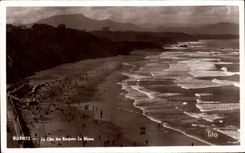 CPA Biarritz The coast of Basques Rhose