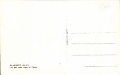 CPA Biarritz Join Corner towards the headlight