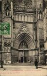 CPA Clermont Ferrand the gate NR Of the Cathedral