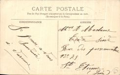 CPA Clermont Ferrand Statue of Blaise Pascal