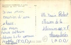 CPA Clermont Ferrand War memorial 1939 Militaria