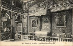 CPA Palais de Versailles la Chambre de Louis XIV