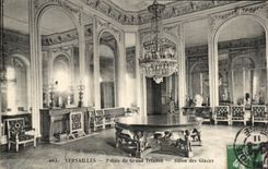 El paladar de CPA Versalles de la sala de estar grande de Trianon del hiela