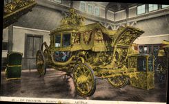 CPA Palais de Versailles Voiture du sacre
