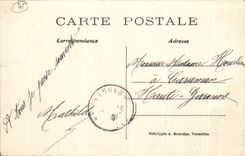 La sala de estar de CPA Versalles de la paz y de la galeria del hiela