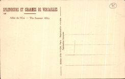 CPA Alle de l'Ete Versailles