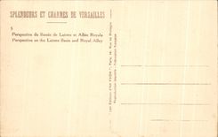 Opinion de CPA Versalles del lavabo de Latone y del callejon real