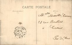 CPA Versailles Le Chateau Grand Trianon Salon des Glaces Table ronde 