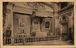 CPA Versalles el castillo el cuarto tiene que dormir de Louis XIV