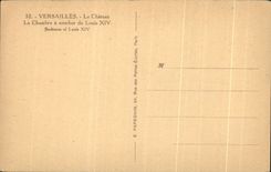 CPA Versailles Les Chateau la Chambre a coucher de Louis XIV