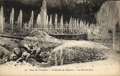 CPA Parc de Versailles Le Bassin de Neptune la Fete de Nuit