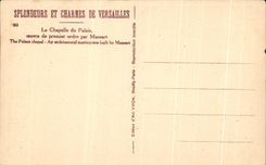 CPA Splendeurs Et Charmes De Versailles la Chapelle du Palais Orgue