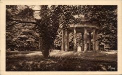 Pequenas tablas de CPA de Versalles el templo del amor de Bouchardon