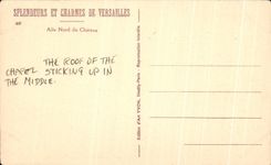 CPA Splendeors y Charmes del ala nortena de Versalles del castillo