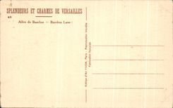 Esplendores de CPA y Charmes de Versalles Allee del Bacchus