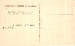 CPA Splenceurs y Charmes de Versalles Trianon pequeno el templo del amor el pequeno templo de Trianon de bobinas
