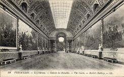 CPA Versailles Le Chateau Galerie des Batailles 