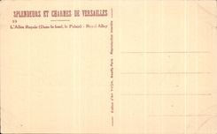 Esplendores de CPA y Charmes de Versalles el Allee el real