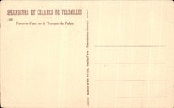 CPA Splendeurs Et Charmes De Versailles Parterre d'eau sur la Terrasse du Palais