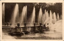 Esplendores de CPA y Charmes del agua grande de Versalles con el lavabo de Neptuno