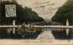 CPA Versailles Le Bassin d'Apollon et le Tapis Vert