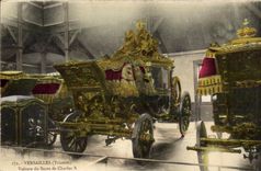 CPA Versailles Voiture du Sacre de Charles X