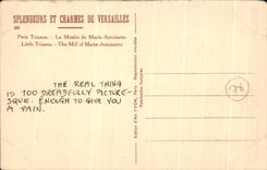 Esplendores de CPA y Charmes de Versalles pequeno Trianon el molino de Maric Antonieta poco Trianon el mijo de Marie Snt