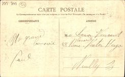 CPA Nancy Statue de Drouot Cours leopold