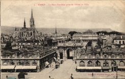 CPA Nancy Place Stanislas prise de l'Hotel de Ville