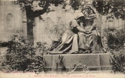 CPA Nancy Place Saint Jean Groups Le Souveuir par Dubois Alsace Lorraine 