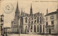 CPA Nancy Basillque Saint Epvre et Place des Dames