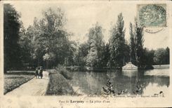 CPA Parc De Lormoy La Piece D'eau