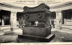 CPA Le Dome des Invalides Tombeau de Napoleon 1er La Crypte Sarcophoge de Napoleon