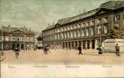 CPA Metz Hauplwache Paradeplatz Rathaus