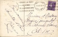 CPA Niza la cueva del jardin de rey Albert 1r