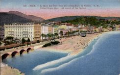 CPA Niza el Quay del llano de Etatq y de la boca de la lentejuela