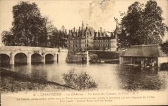CPA Chambord Le Chateau Au bord du Casson le Pont Lavoir