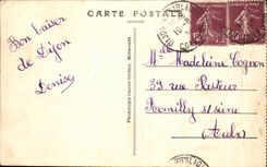 CPA Dijon Hard François Monument Dijonese Sculptor