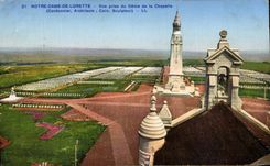 CPA Notre Dame De Lorette Vue Prise du Dome de la Chapelle 