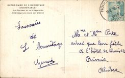 CPA Notre Dame Of the Noiretable Hermitage the penitent one and the chaplains pilgrimage during the centuries