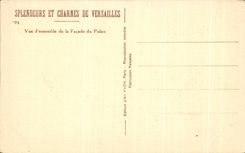 Esplendores de CPA y Charmes del cuadro total de Versalles del ataque frontal del paladar