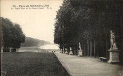 Parque de CPA de Versalles la alfombra verde y el canal grande