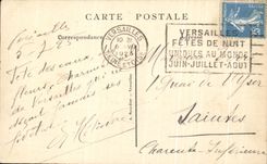 CPA Versailles Bassin De Neptune Et l'Allee d'Eau