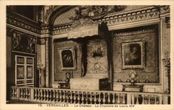CPA Versalles el castillo el cuarto de Louis XIV
