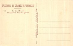 CPA Splendeurs Et Charmes De Versailles Le Grand Trianon Chambre De La Reine d'Angleterre