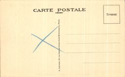 CPA Versalles el castillo la tabla de paz