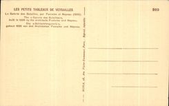 CPA Les Petits Tableaux De Versailles La Galerie Des Batailles Par Fontaine Et