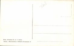 CPA Roma Monument A Vittorio Emanueie